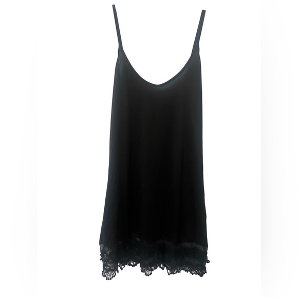 VENUS Dresses & Skirts - NWOT Venus Black Lace Slip Dress Sz Med Whimsigoth Sexy Fairy Grunge Minimalist